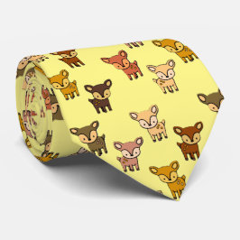 Farbiges Hirschmuster anpassen Krawatte
