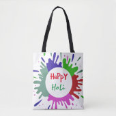 Farbiges Holi-Muster Tasche (Vorderseite)