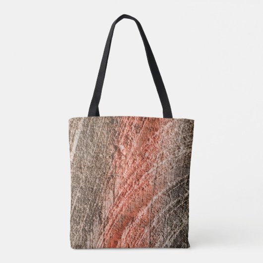 Farbiges Holzdesign Tasche (Rückseite)