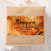 Farbiges Holzkörnchen-Rückgabesiegel (Insitu)