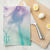 Farbiges illustriertes Küchentuch - Regenbogen (Viertel Falte)