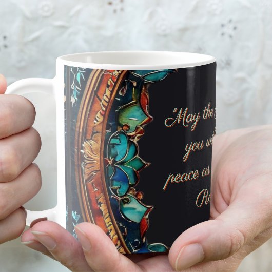 Farbiges Imitat Glas individuell anpassbar Kaffeetasse