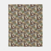 Farbiges Indianerkorn-Naturmuster Fleecedecke (Vorderseite)