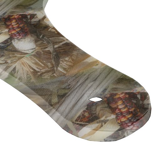 Farbiges Indianerkorn-Naturmuster Schneidebrett (Ecke)