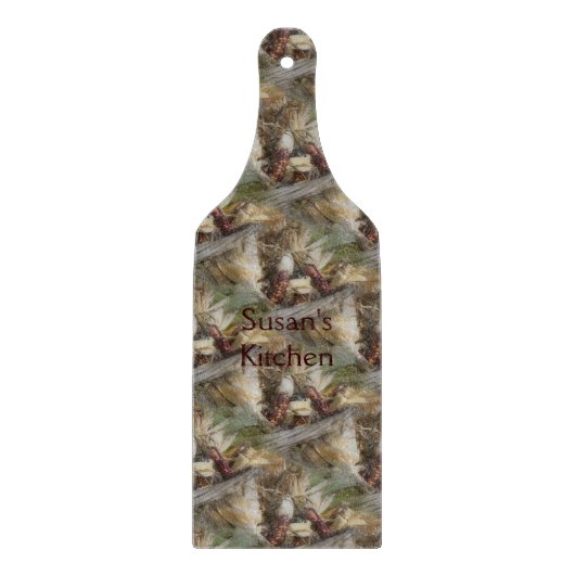 Farbiges Indianerkorn-Naturmuster Schneidebrett (Vorderseite)