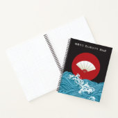 Farbiges Inspiriertes japanisches Notebook (Leere) Notizblock (Innenseite)