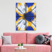 Farbiges Interferenzmuster Leinwanddruck (Insitu (Wohnzimmer))
