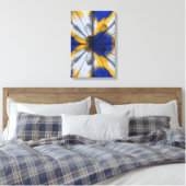 Farbiges Interferenzmuster Leinwanddruck (Insitu (Schlafzimmer))