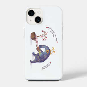 Farbiges iPhone 14 Strenge Gehäuse, glänzend Hülle