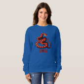 Farbiges Jahr der Schlange Pullover (Vorne ganz)