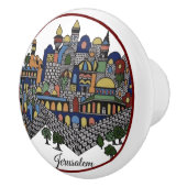 Farbiges Jerusalem Keramikknauf (Rechts)