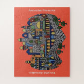 Farbiges Jerusalem Puzzle (Vertikal)