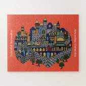 Farbiges Jerusalem Puzzle (Horizontal)