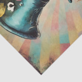 Farbiges Jester Decoupage Tissue Paper Seidenpapier (Detail)