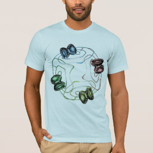 Farbiges Jo-Jos Licht T-Shirt