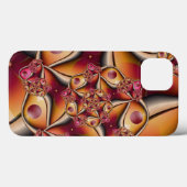 Farbiges Joy Abstrakt Red Orange Fantasy Fraktal Case-Mate iPhone Hülle (Rückseite (Horizontal))