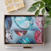 Farbiges Juwel Art Tissue Paper Seidenpapier (Geschenk)
