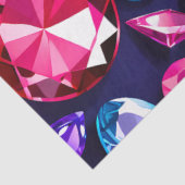 Farbiges Juwel Art Tissue Paper Seidenpapier (Ausschnitt)