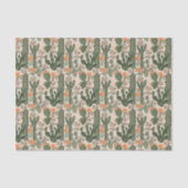 Farbiges Kaktusmuster Seidenpapier (Vorderseite)