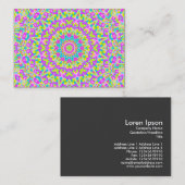 Farbiges Kaleidoskop 010 Visitenkarte (Vorne/Hinten)