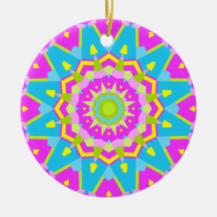 Farbiges Kaleidoskop 011 Keramikornament