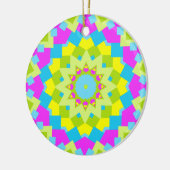 Farbiges Kaleidoskop 012 Keramikornament (Links)