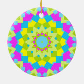 Farbiges Kaleidoskop 012 Keramikornament (Hinten)