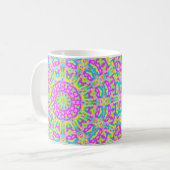 Farbiges Kaleidoskop 01 Kaffeetasse (Vorderseite Links)