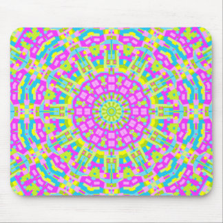 Farbiges Kaleidoskop 01 Mousepad