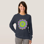 Farbiges Kaleidoskop 01 T-Shirt (Vorne ganz)