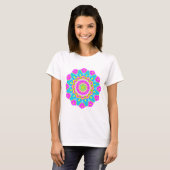 Farbiges Kaleidoskop 01 T-Shirt (Vorne ganz)