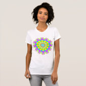 Farbiges Kaleidoskop 01 T-Shirt (Vorne ganz)
