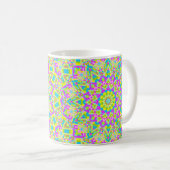 Farbiges Kaleidoskop 02 Kaffeetasse (VorderseiteRechts)