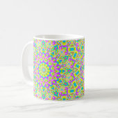 Farbiges Kaleidoskop 02 Kaffeetasse (Vorderseite Links)