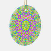 Farbiges Kaleidoskop 02 Keramik Ornament (Rechts)