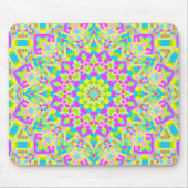 Farbiges Kaleidoskop 02 Mousepad (Vorne)
