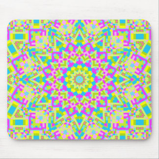 Farbiges Kaleidoskop 02 Mousepad