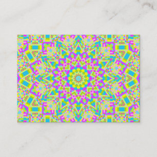 Farbiges Kaleidoskop 02 Visitenkarte