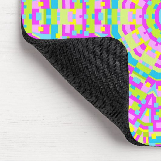 Farbiges Kaleidoskop 03 Mousepad (Ecke)