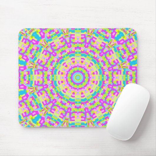 Farbiges Kaleidoskop 03 Mousepad (Mit Mouse)