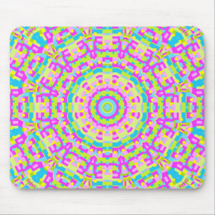 Farbiges Kaleidoskop 03 Mousepad