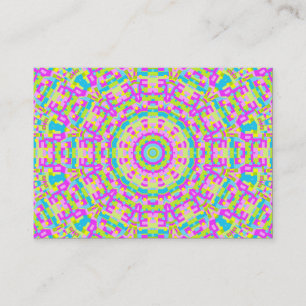 Farbiges Kaleidoskop 03 Visitenkarte