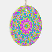 Farbiges Kaleidoskop 04 Keramik Ornament (Rechts)