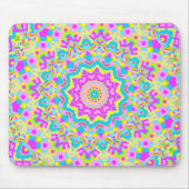 Farbiges Kaleidoskop 04 Mousepad (Vorne)