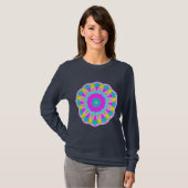 Farbiges Kaleidoskop 04 T-Shirt (Vorne ganz)