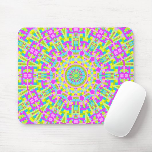 Farbiges Kaleidoskop 05 Mousepad (Mit Mouse)