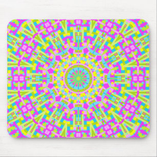 Farbiges Kaleidoskop 05 Mousepad