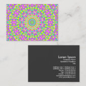 Farbiges Kaleidoskop 05 Visitenkarte (Vorne/Hinten)