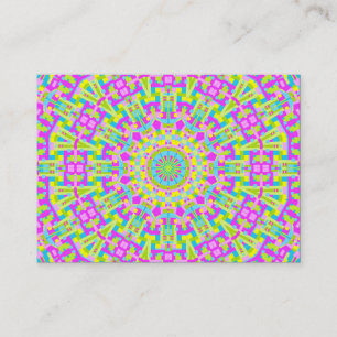 Farbiges Kaleidoskop 05 Visitenkarte