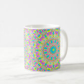 Farbiges Kaleidoskop 06 Kaffeetasse (VorderseiteRechts)